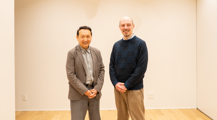 第3回「健康をめざすアート公募展」最優秀賞受賞者・バルビー二　ダヴィデさんと宮島永太良